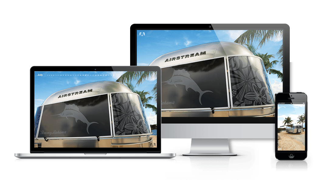 sun kissed screens airstream desktop mobile wallpapers for summer