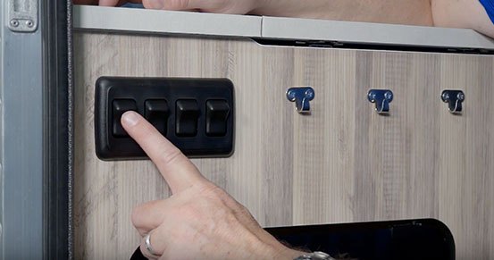 Airstream Basecamp Light Switches