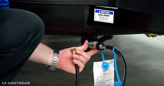 Airstream Basecamp LP Valve