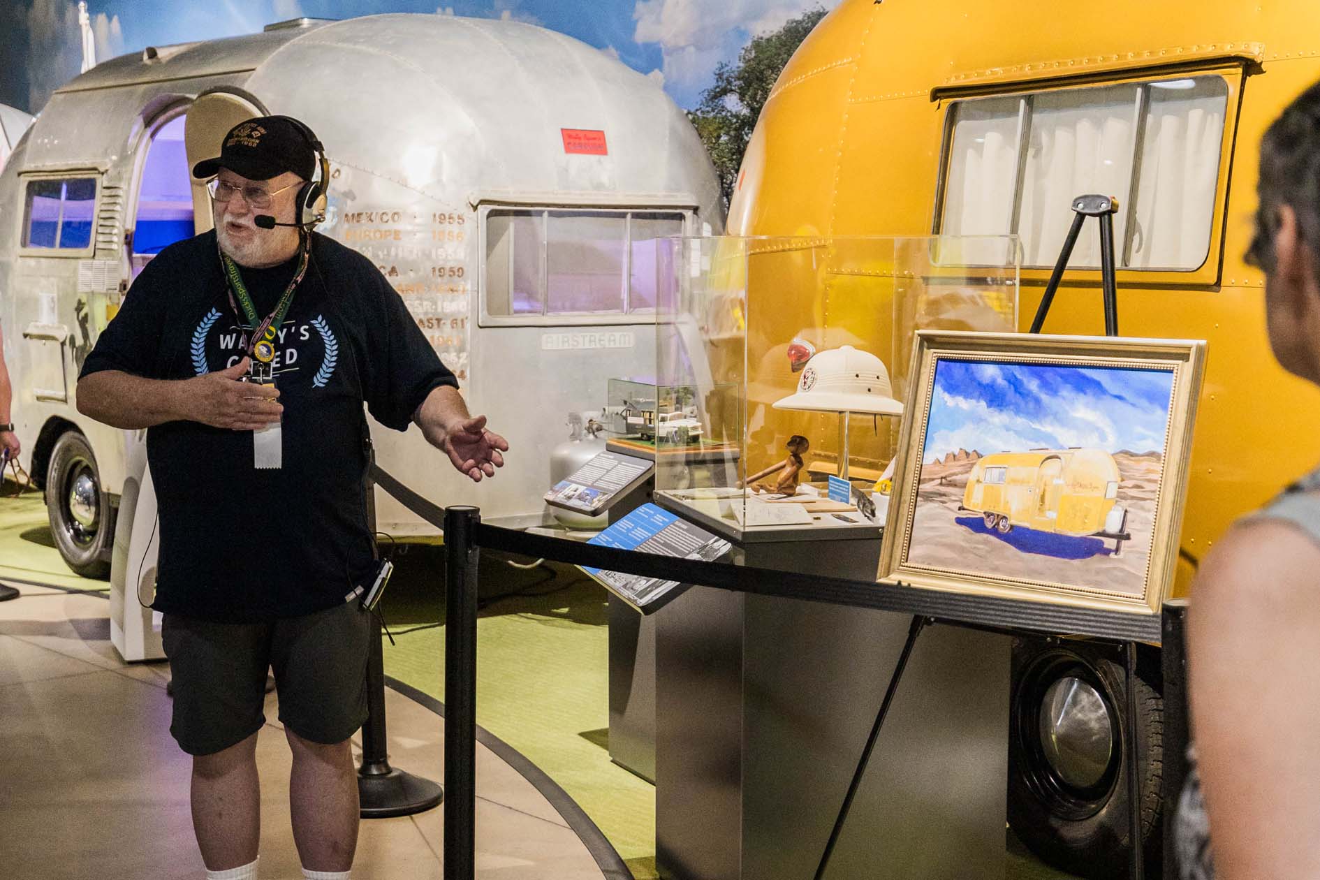 Airstream Dale Pee Wee Schwamborn at the Airstream Heritage Center