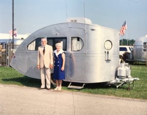 Airstream Torpedo Dr. and Mrs. Holman 1935