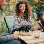 chess chairs and friends