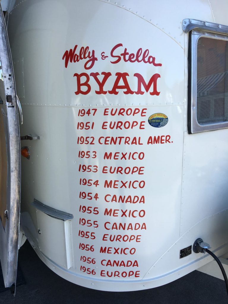 Airstream Wally and Stella Byam