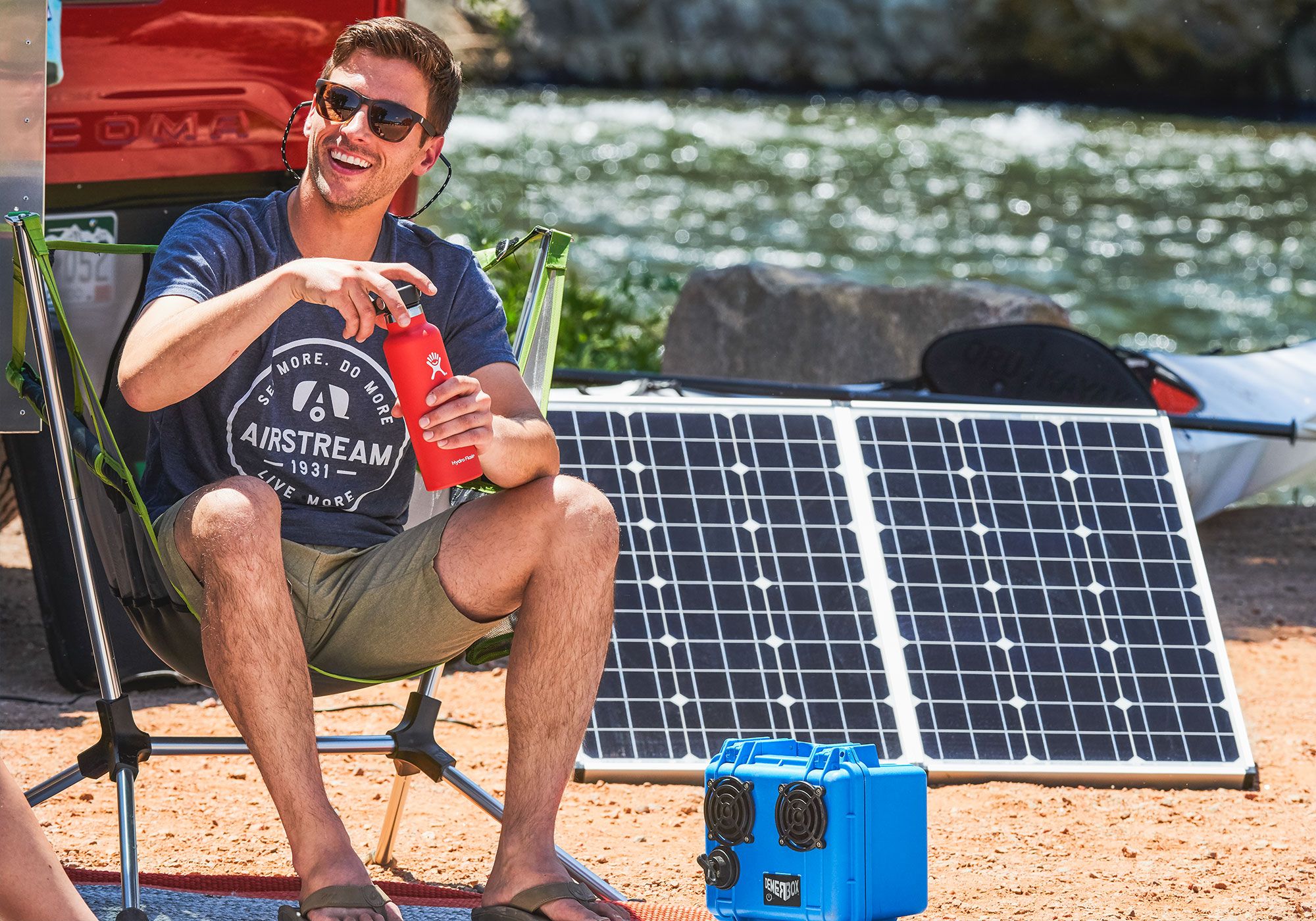 Airstream and Zamp Solar Panels