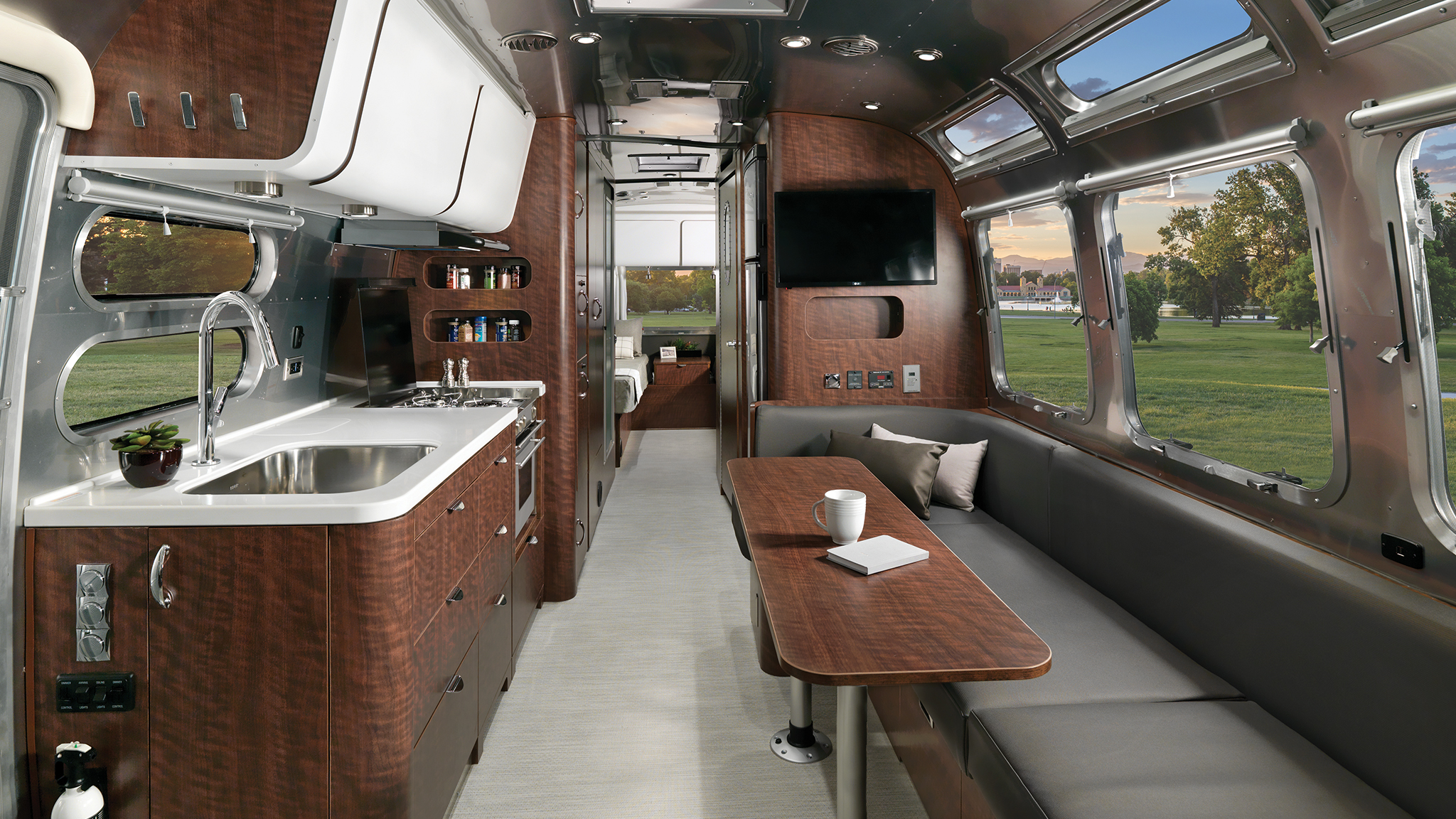 Airstream Globetrotter 30RB Interior RV Travel Trailer