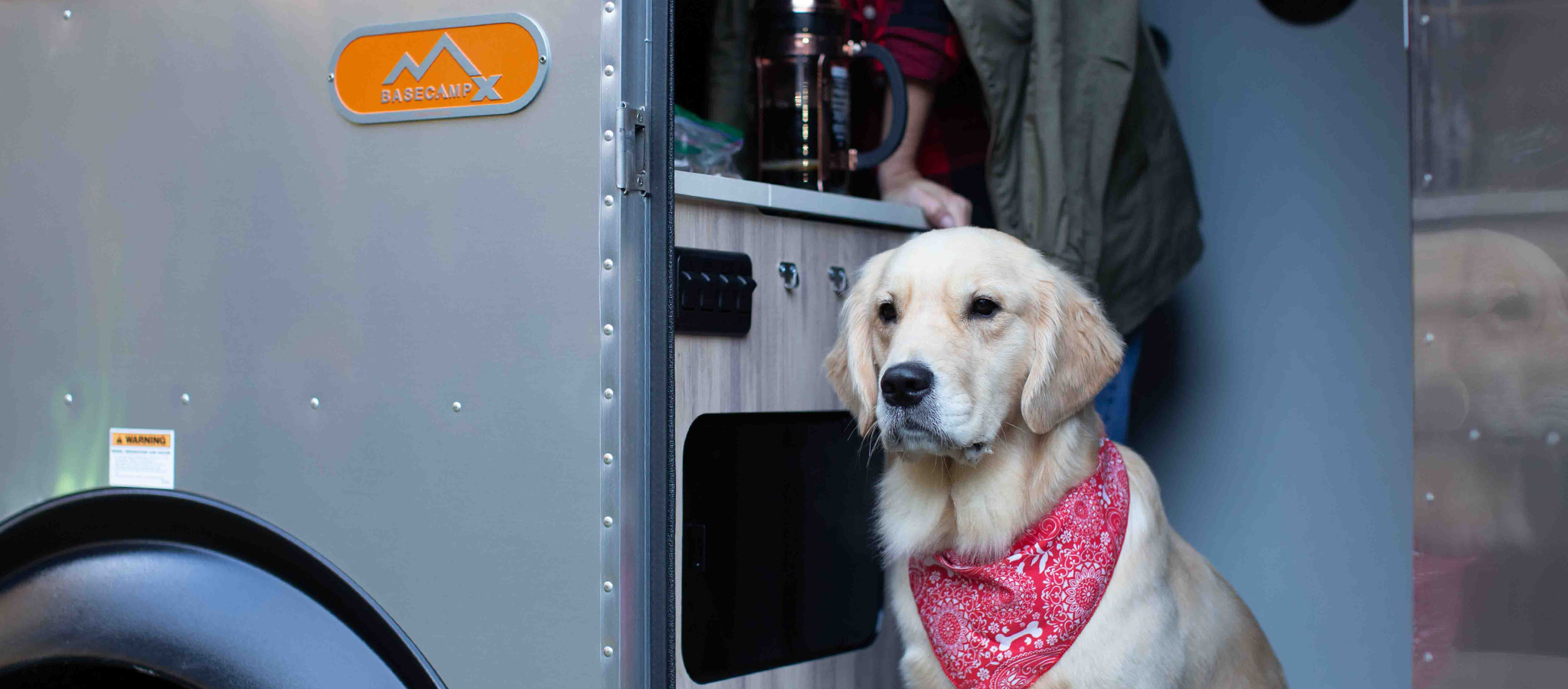 Camping in a BasecampX with a Dog