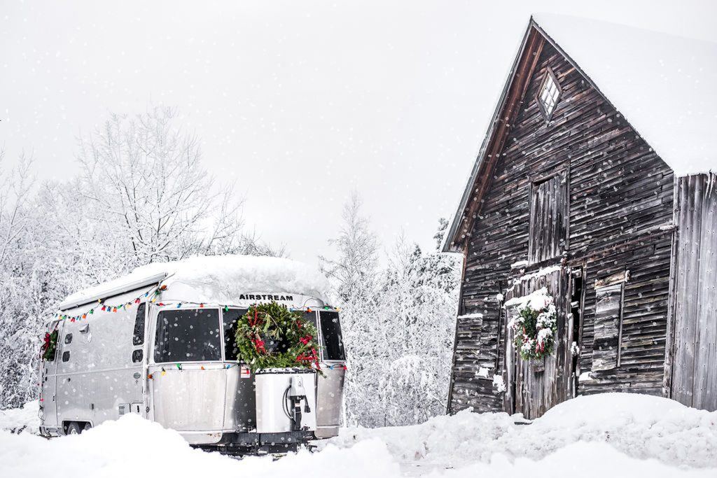 Airstream Travel Trailer Christmas