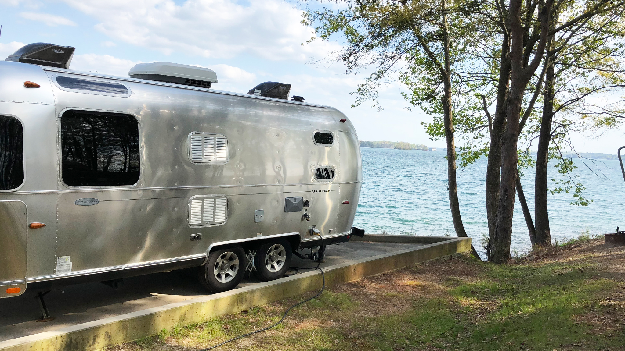 Airstream Travel Trailer Camping
