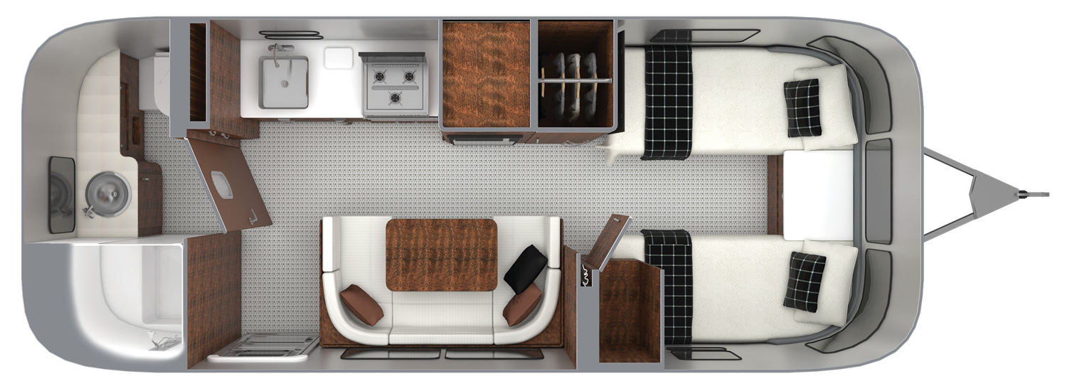 2020 Globetrotter 23FB Copenhagen Cream Twin