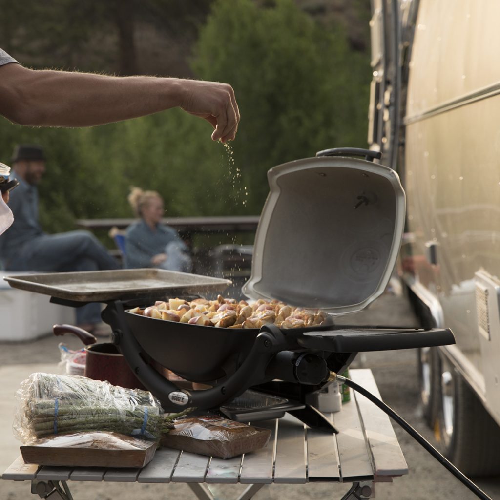 Airstream Weber Grill