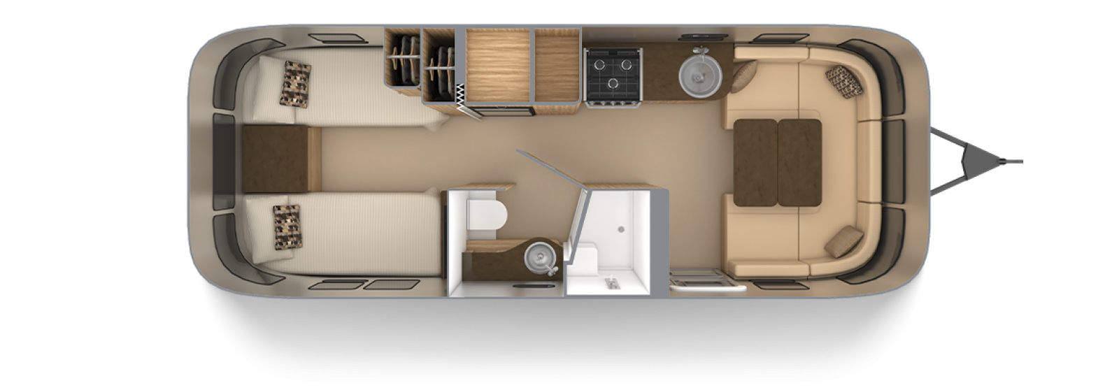 Flying Cloud 26RB Twin with Wild Honey Interior Decor