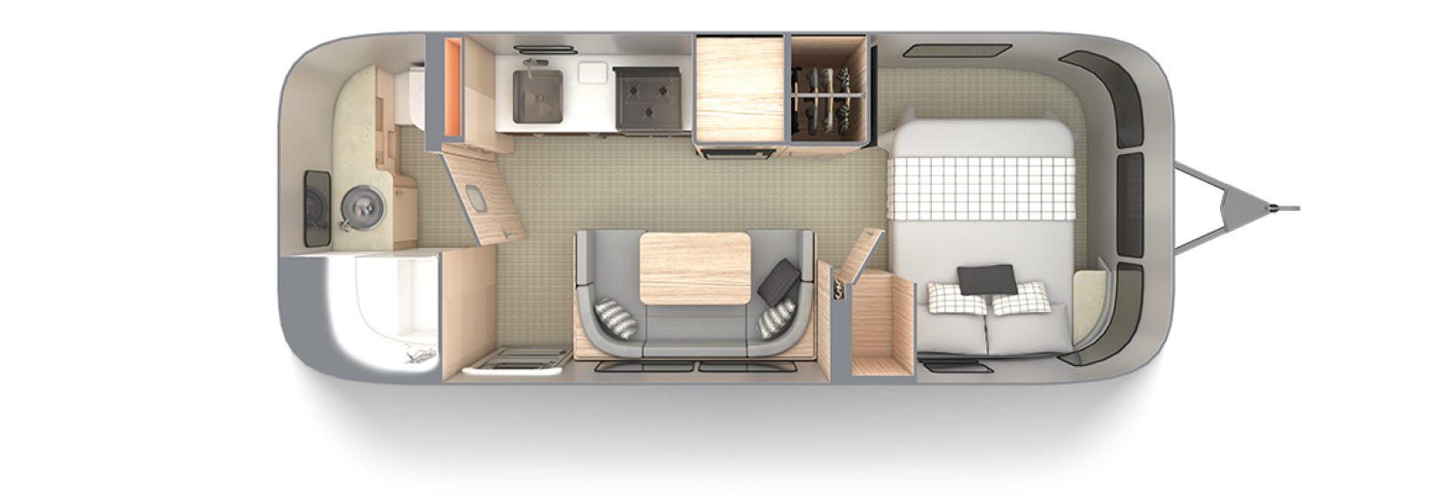 Globetrotter 23FB in London Grey Decor