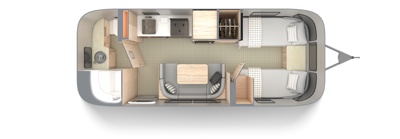 Globetrotter 23FB in London Grey Decor