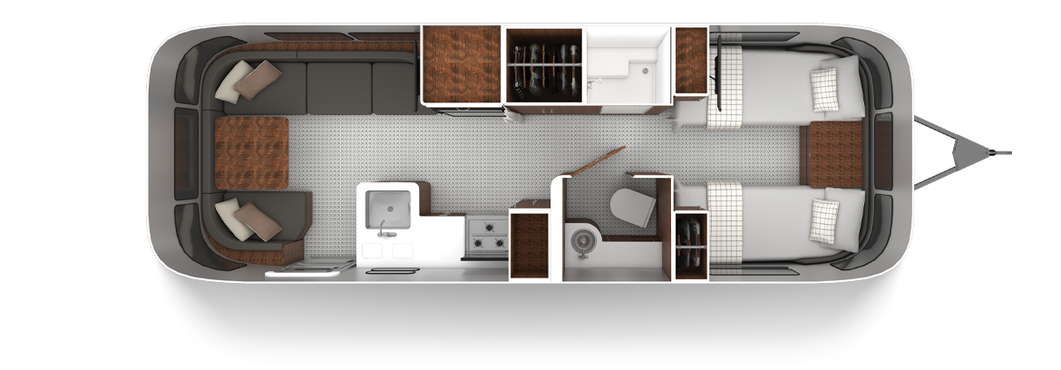 Globetrotter 27FB Twin with Dublin Slate Decor