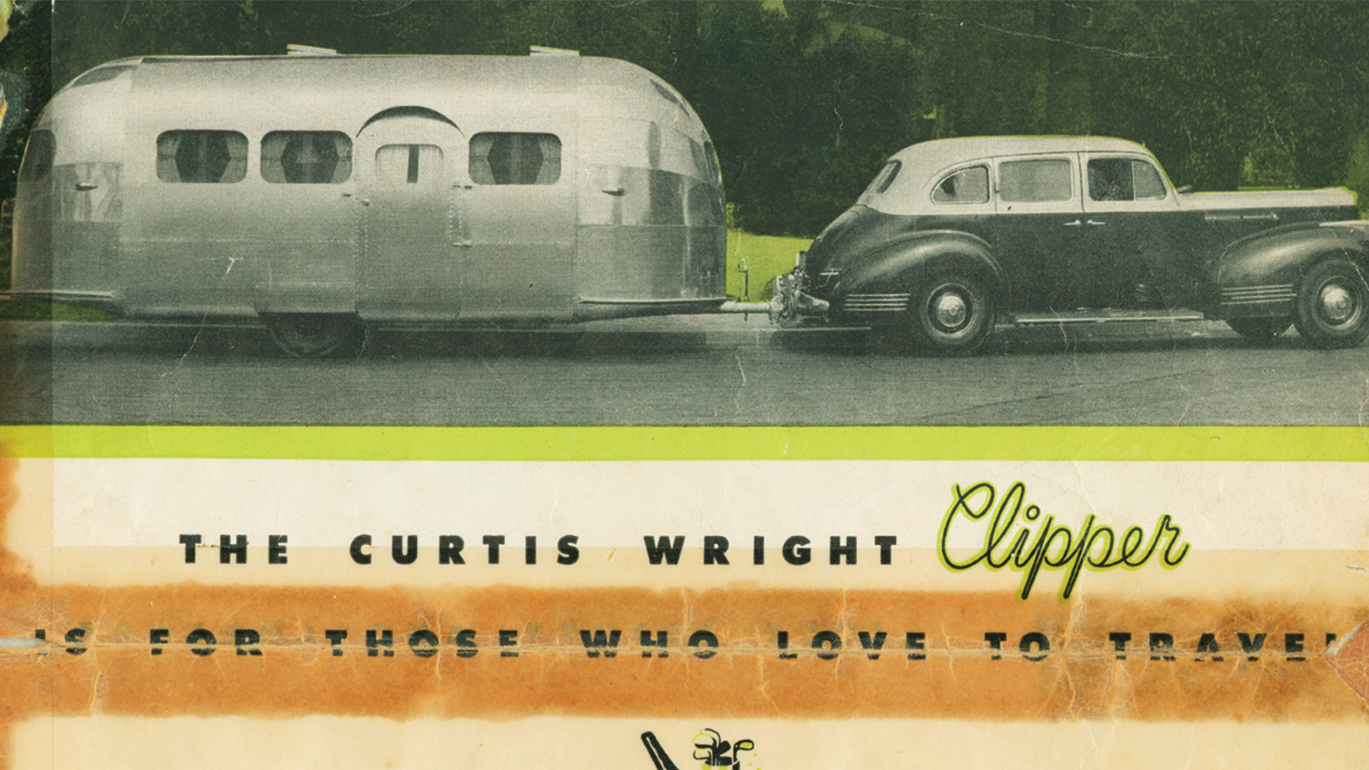 Airstream Clipper Curtis Wright 1940 Aluminum Trailer
