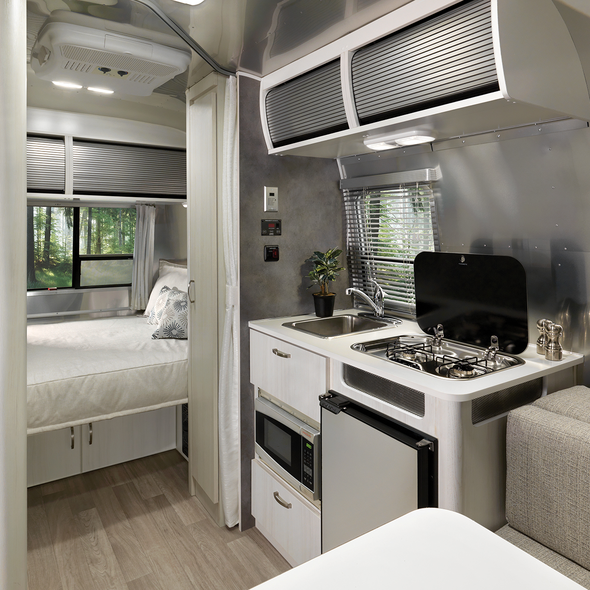 2020 Airstream Bambi 16RB Kitchen Dune Decor