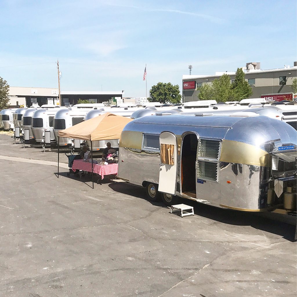 Gold-Stripe-Airstream-in-Utah