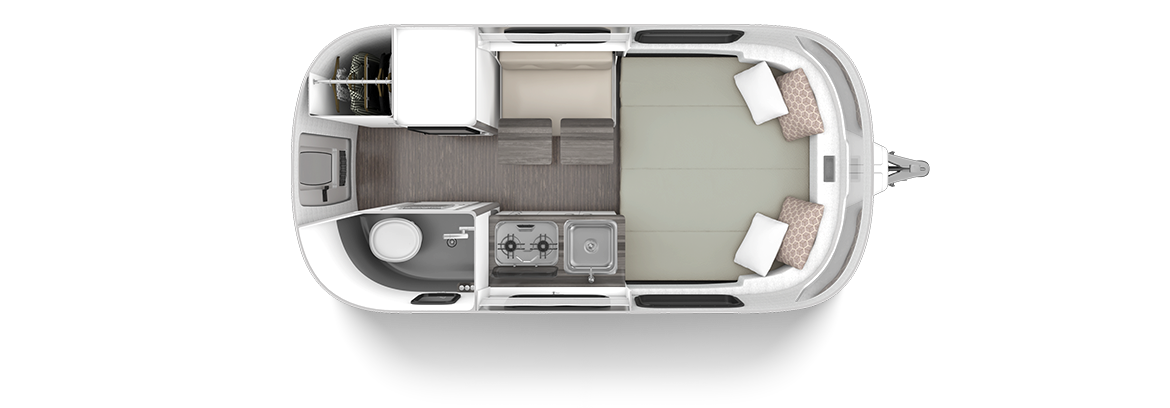 Nest by Airstream 2020 Floor Plan Wingspan White