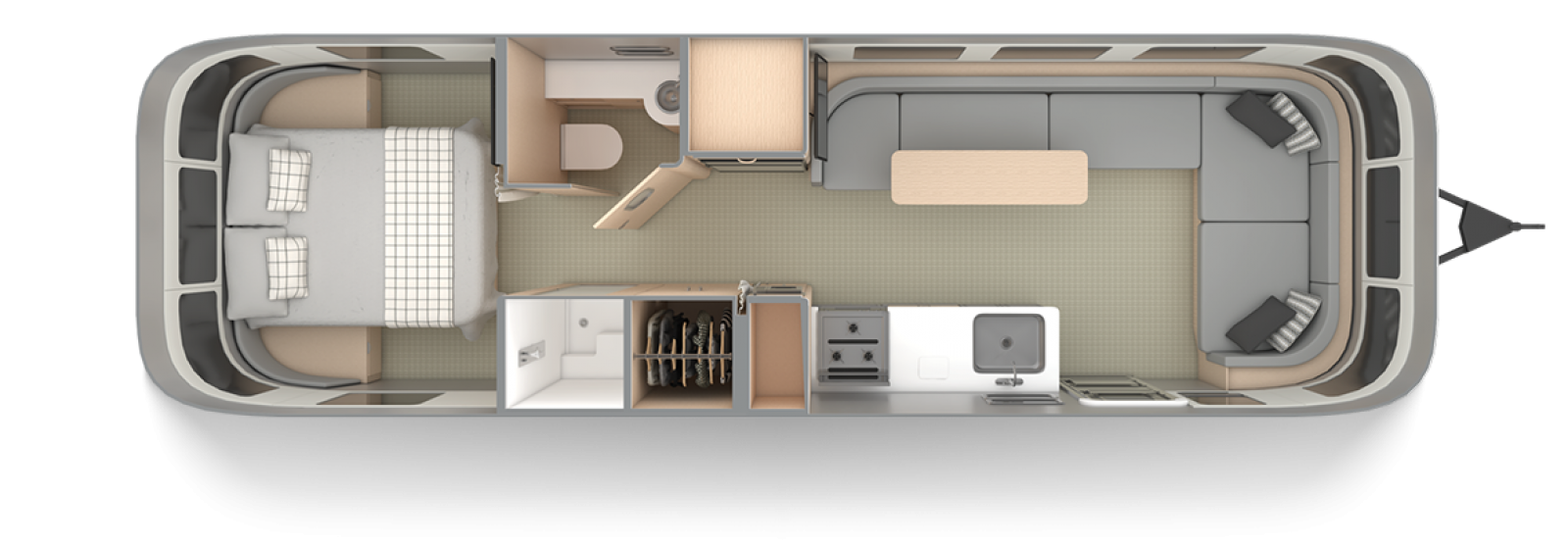 Airstream Globetrotter 30RB Queen London Grey