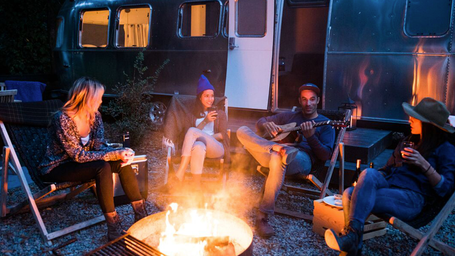 Airstream Autocamp Fireside Sitting