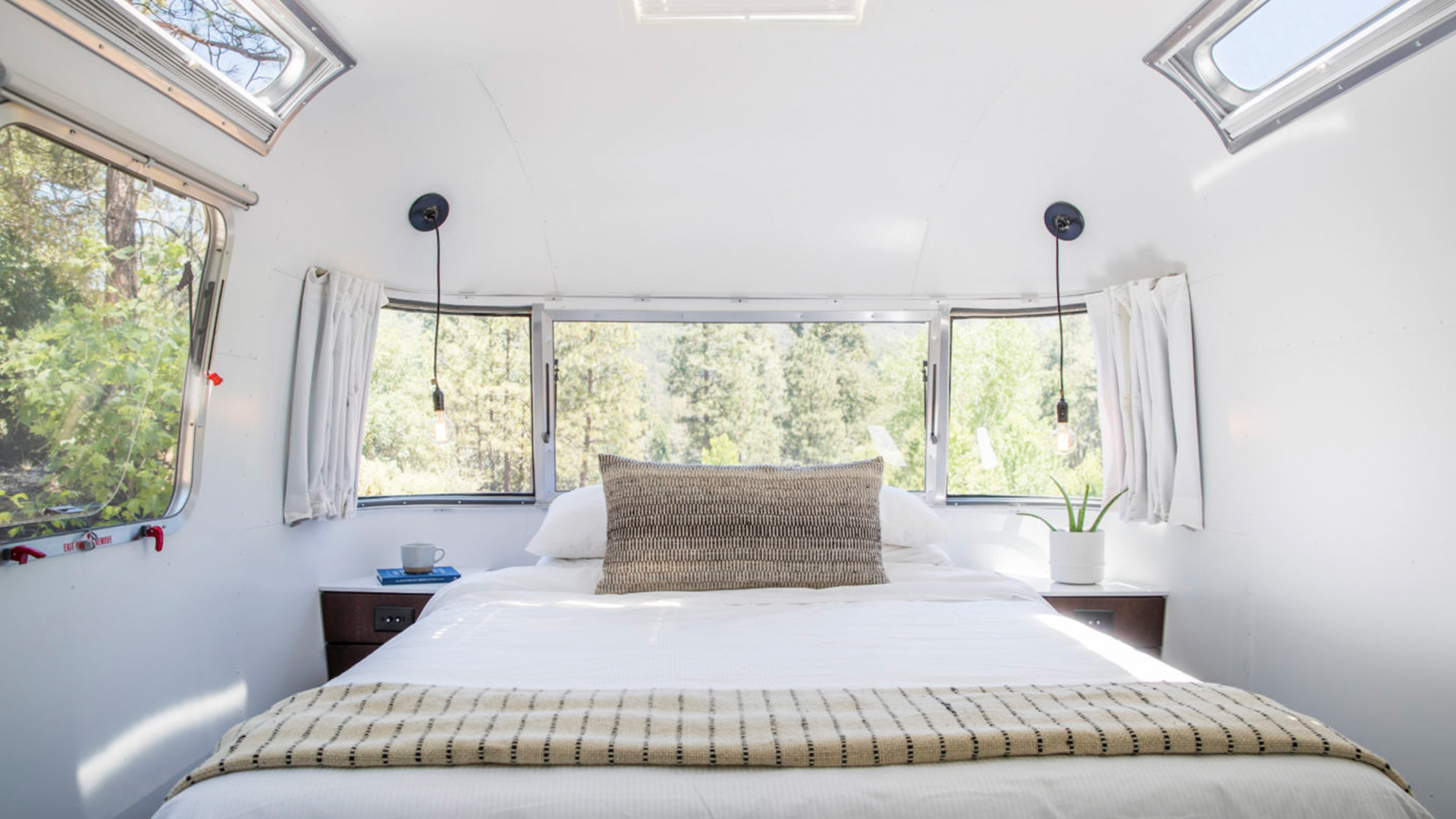 Airstream Autocamp Trailer Master Bed