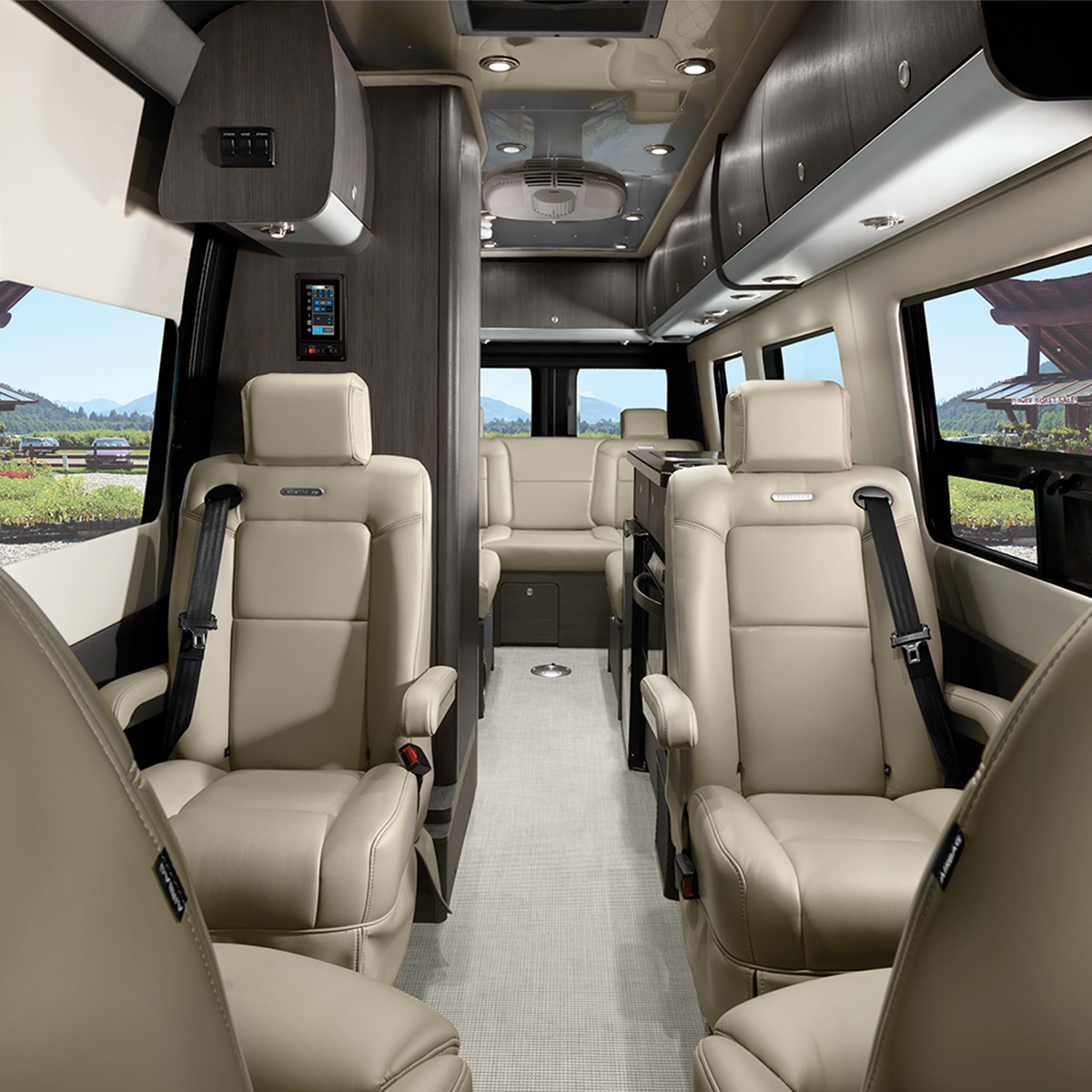 Airstream Interstate Lounge EXT Modern Greige Interior