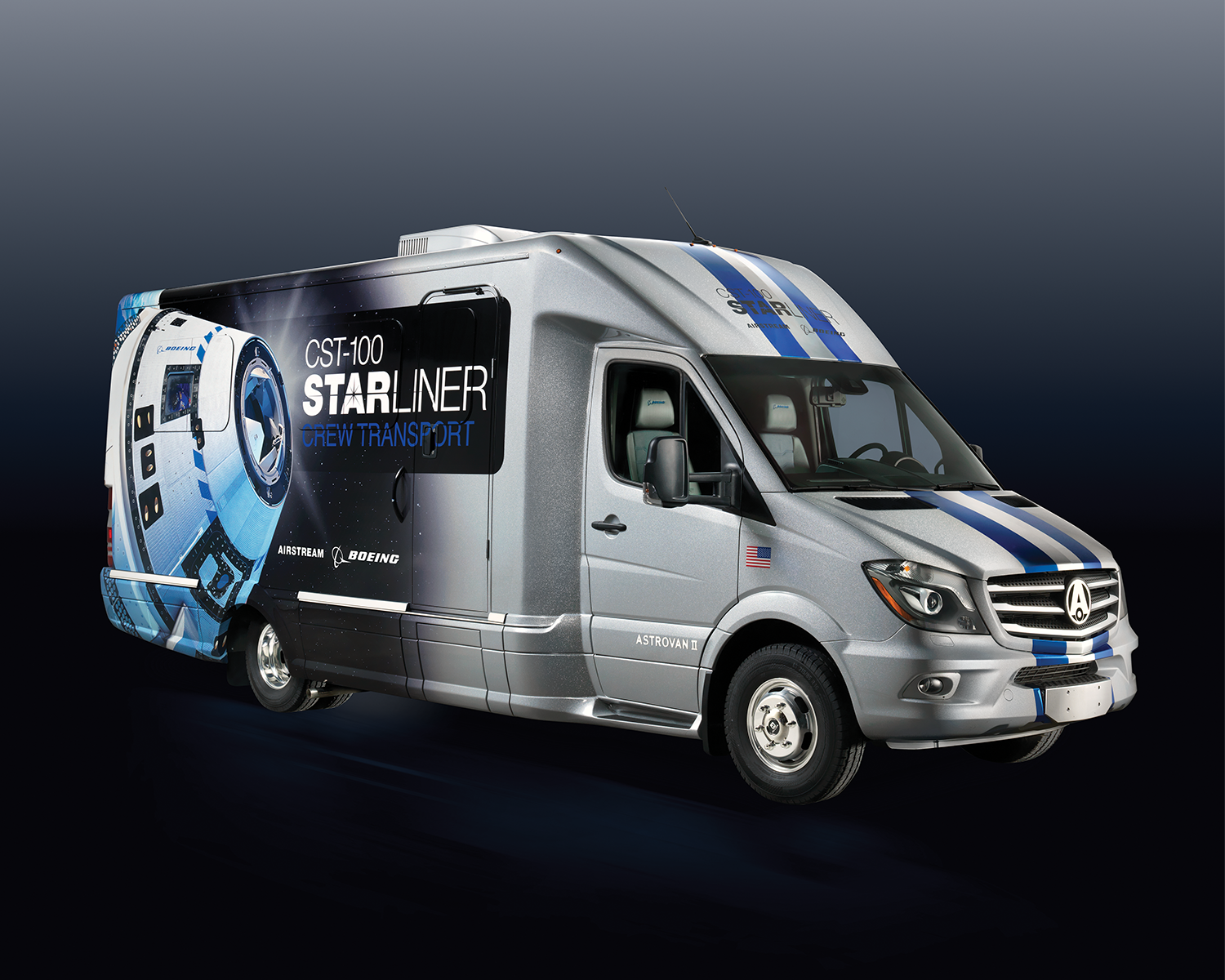 2020 Astrovan Exteriors _71133 Front 3 Qtr Black WEB