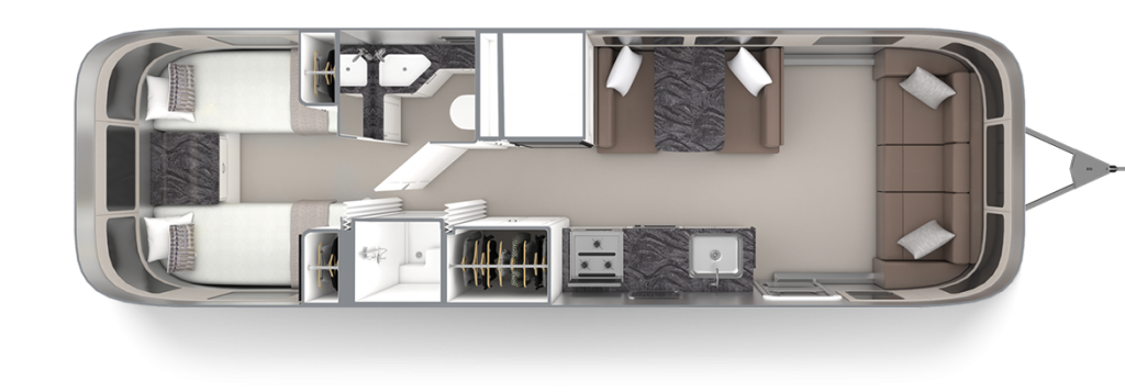 Airstream-Classic-30RB-Twin-Comfort-White-Cafe-Latte-Floor-Plan