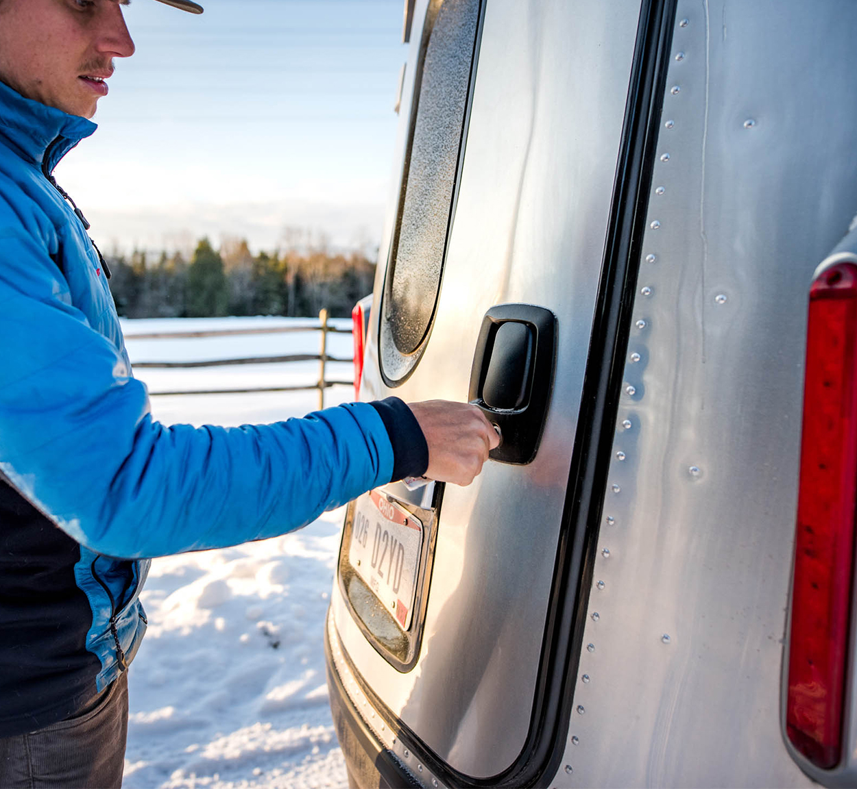 airstream Basecamp key and door lock guide