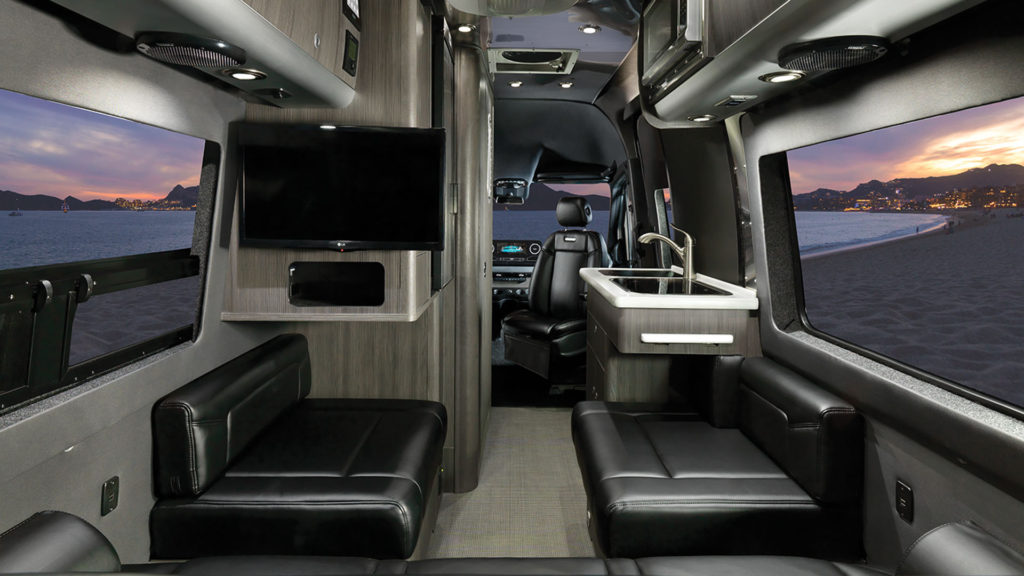 Airstream Interstate Nineteen Formal Black Interior