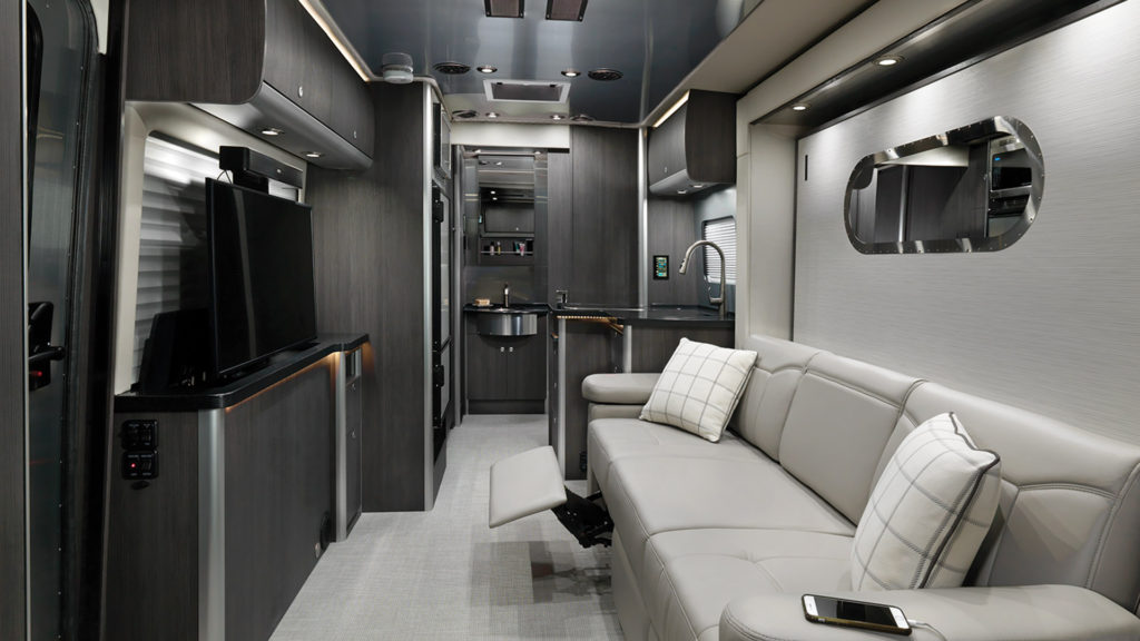 Airstream Atlas Modern Greige Interior