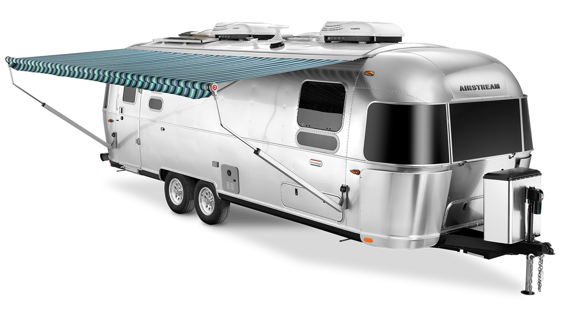 2021-Airstream-International-27FB-Awning-Extended-New-Fabric-Pattern-Coastal-Cove