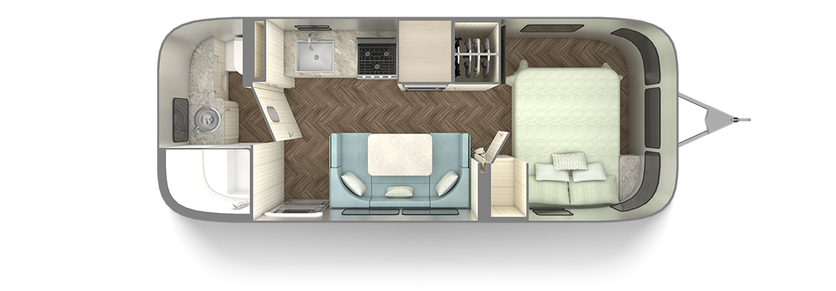2021-Airstream-International-23FB-Floor-Plan-Aqua