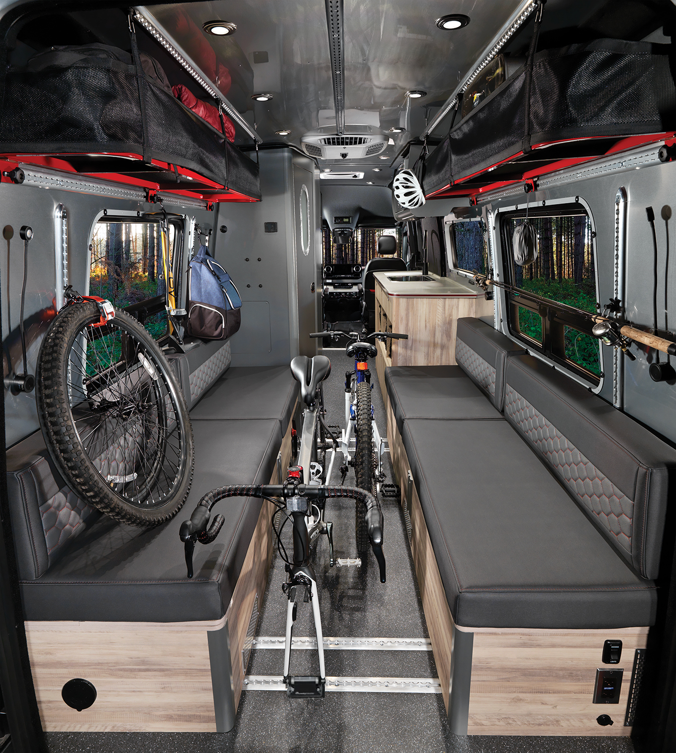 Airstream-Interstate-24X-Adventure-Van-Gear-Storage-and-Securing