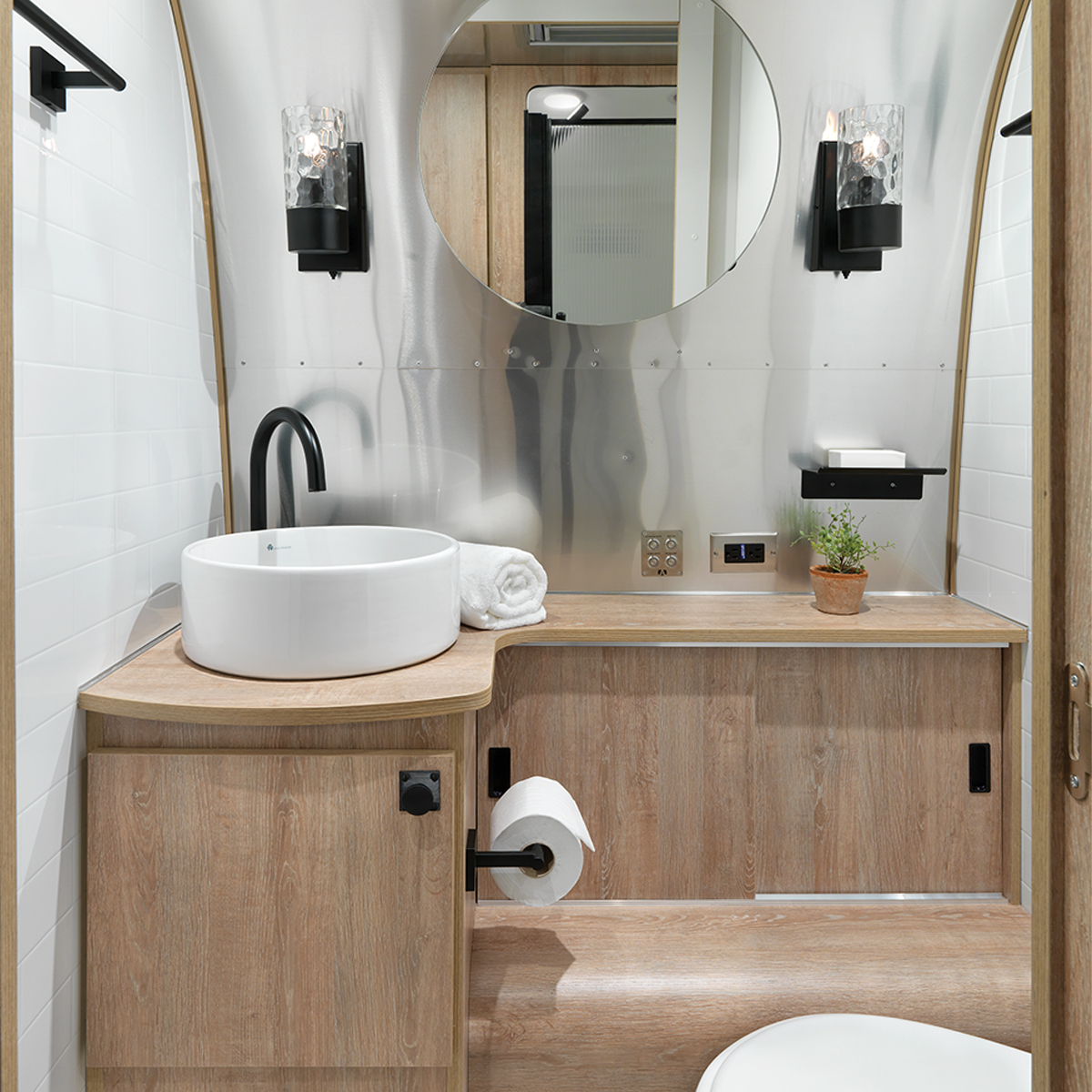 Pottery Barn Special Edition Travel Trailer Bathroom