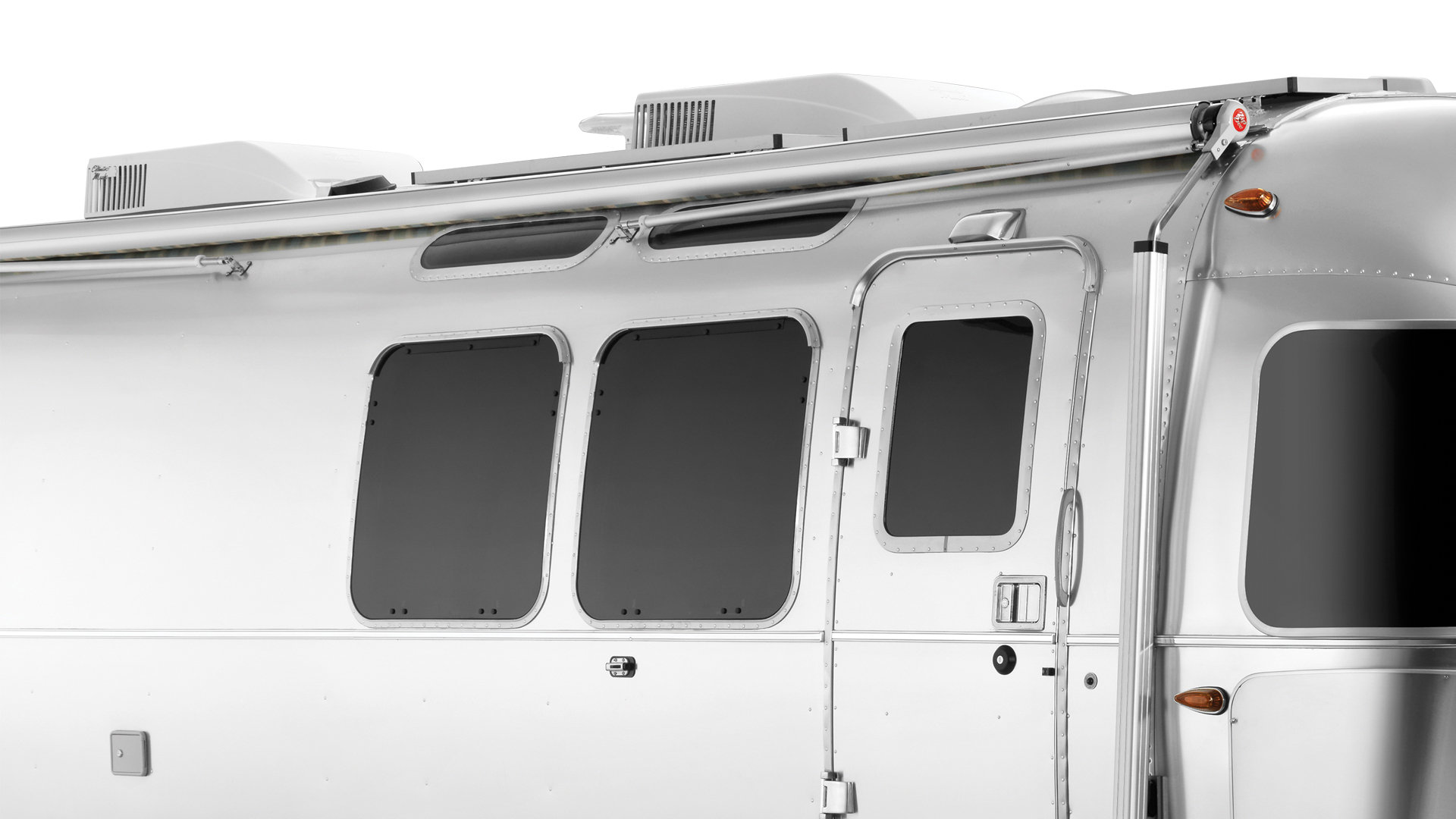 Airstream Pottery Barn Special Edition exterior air conditioner