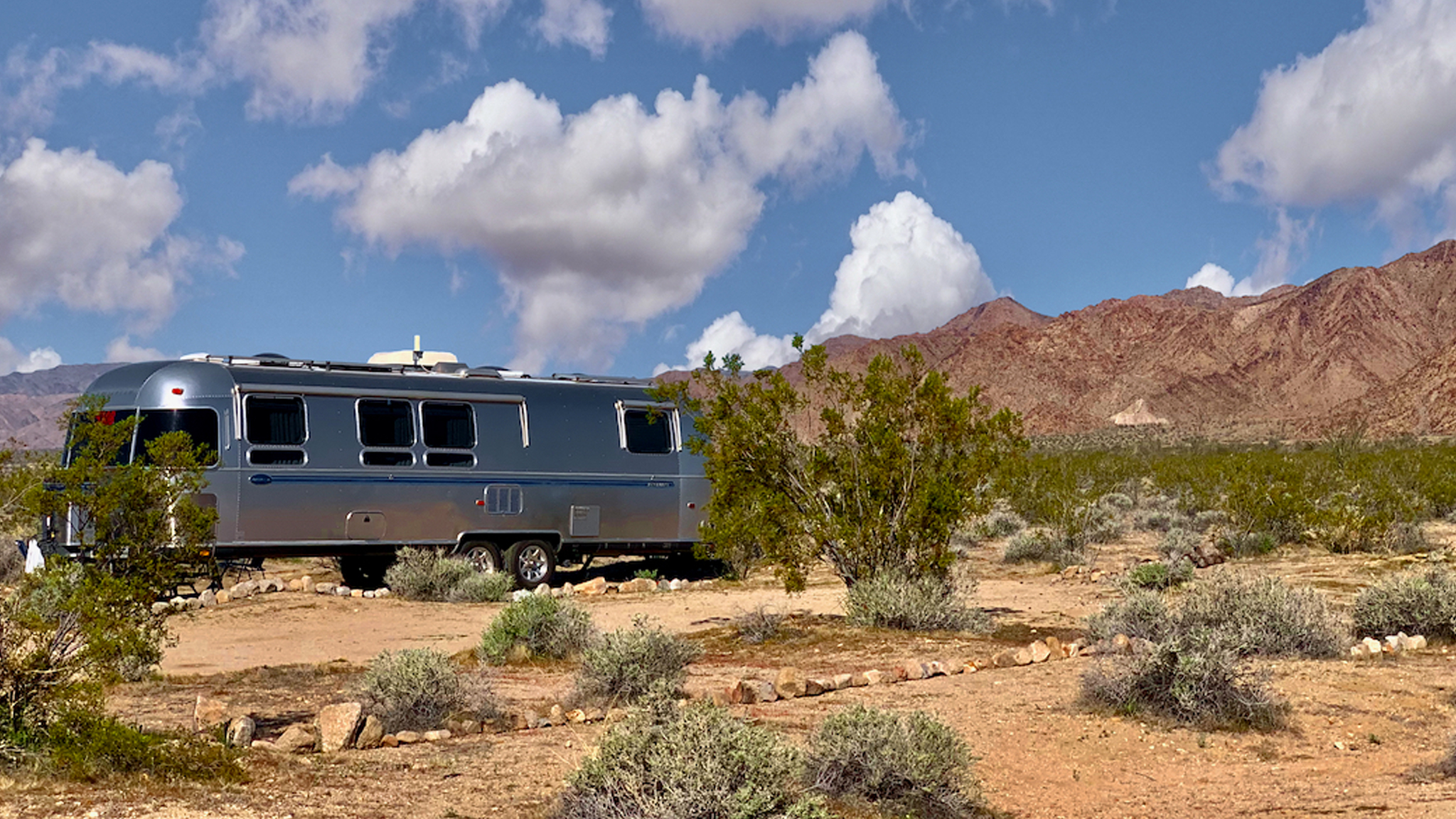 2001 Airstream Travel Trailer named Beauty in the desert