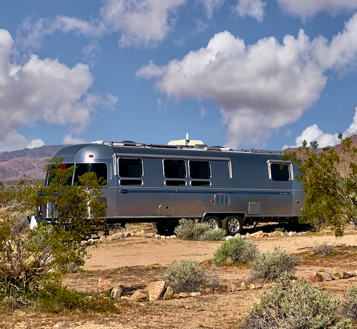 2001 Airstream Travel Trailer named Beauty in the desert