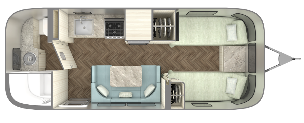 Airstream-International-23FB-Twin-floor-plan-2