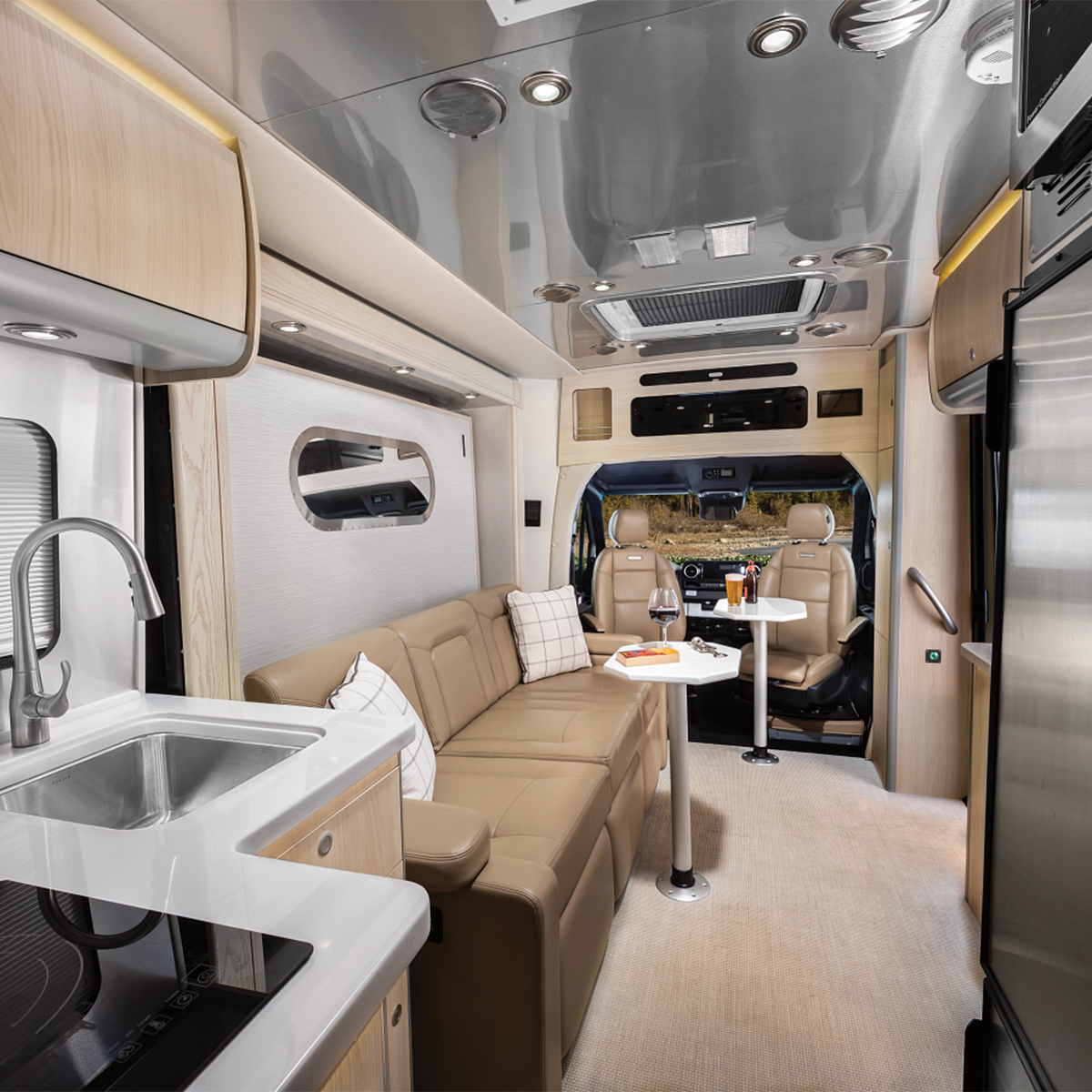 Atlas cabin with tables in the Classic Canyon decor