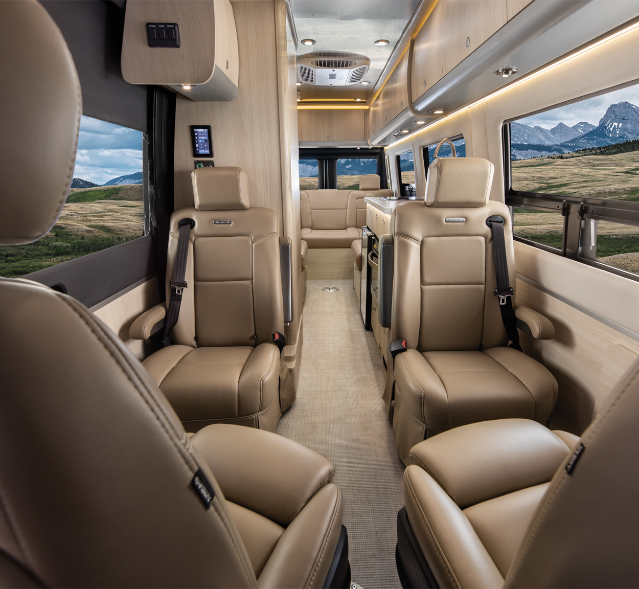 Airstream class b interior of the new classic canyon decor