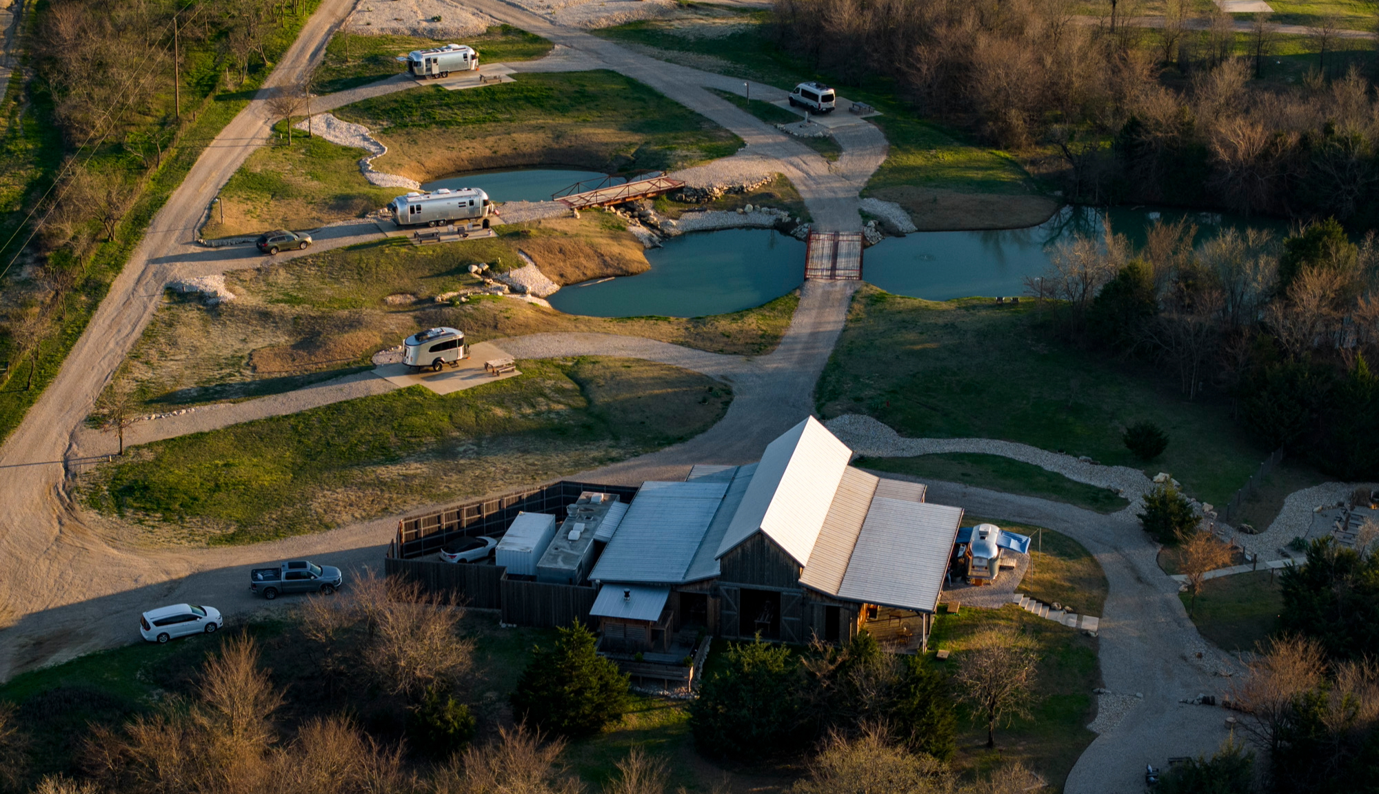 Birdeye view of The Range in Ennis, Texas
