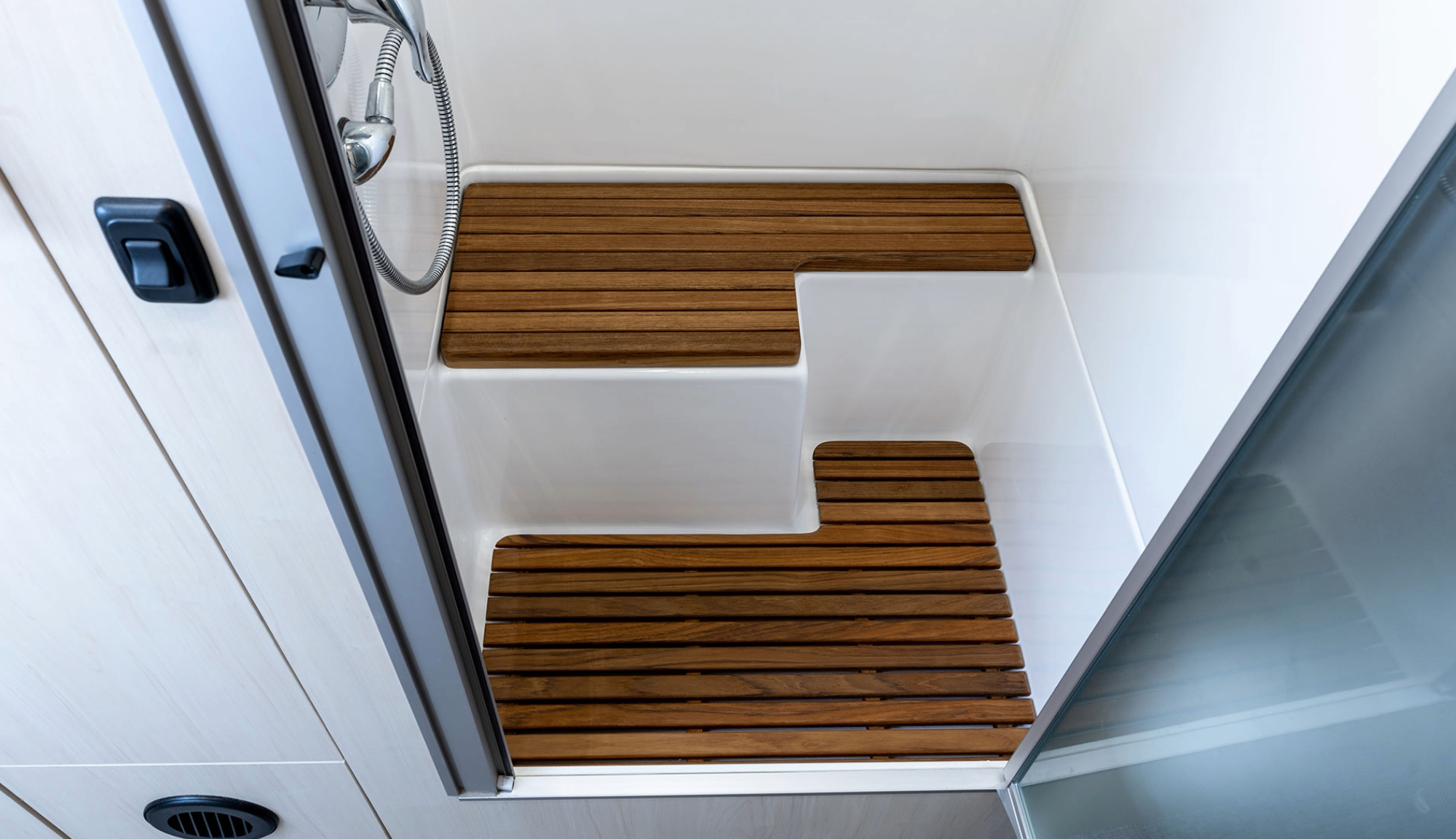 Teak Mat in Lavey from Airstream Supply Company 