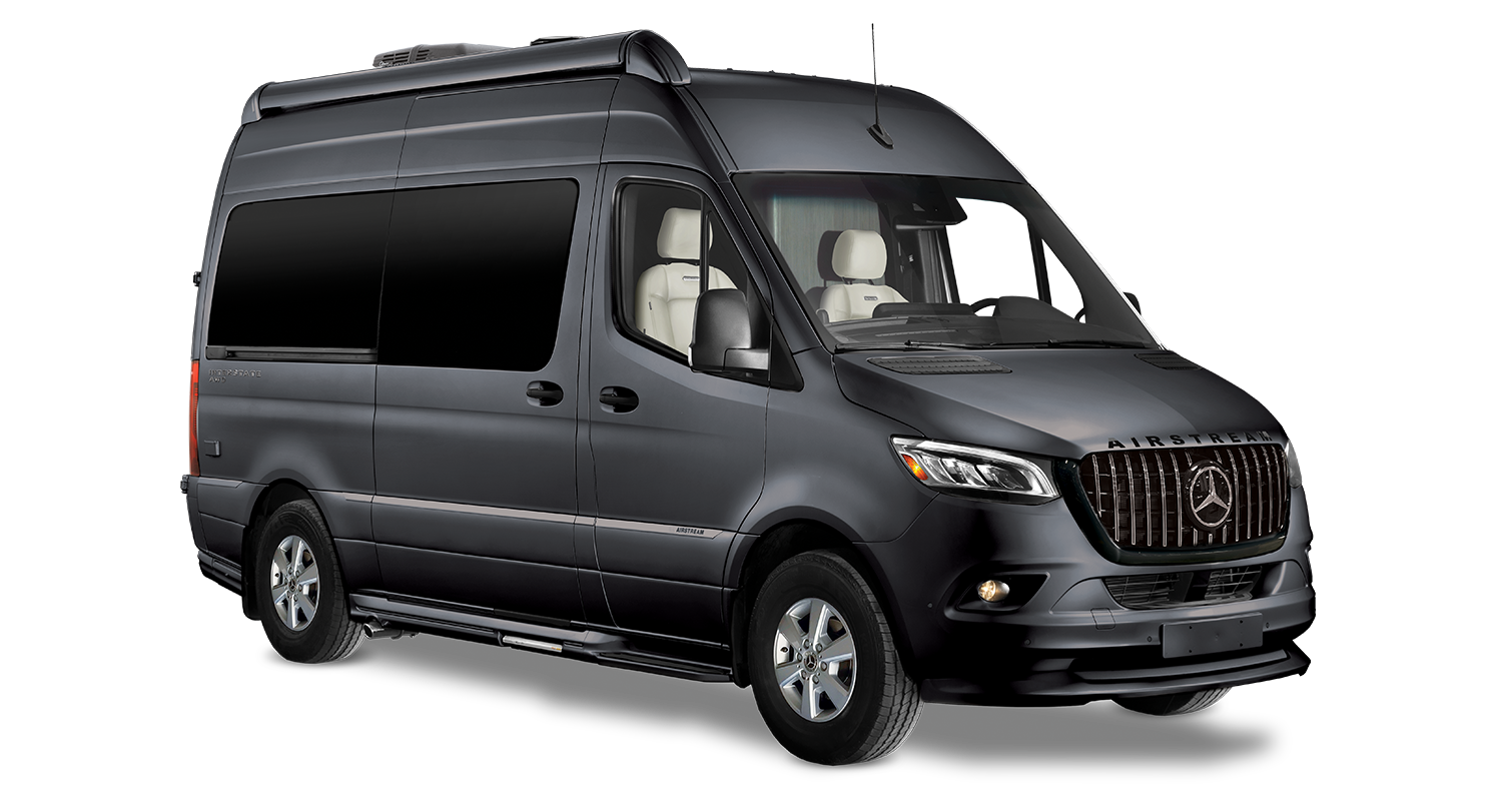 2025 Airstream Interstate 19GT Tenorite Front 3-4