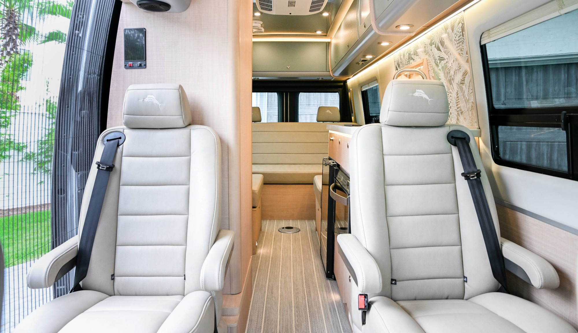 Interior of the Airstream Tommy Bahama Touring Coach Interstate 24GL