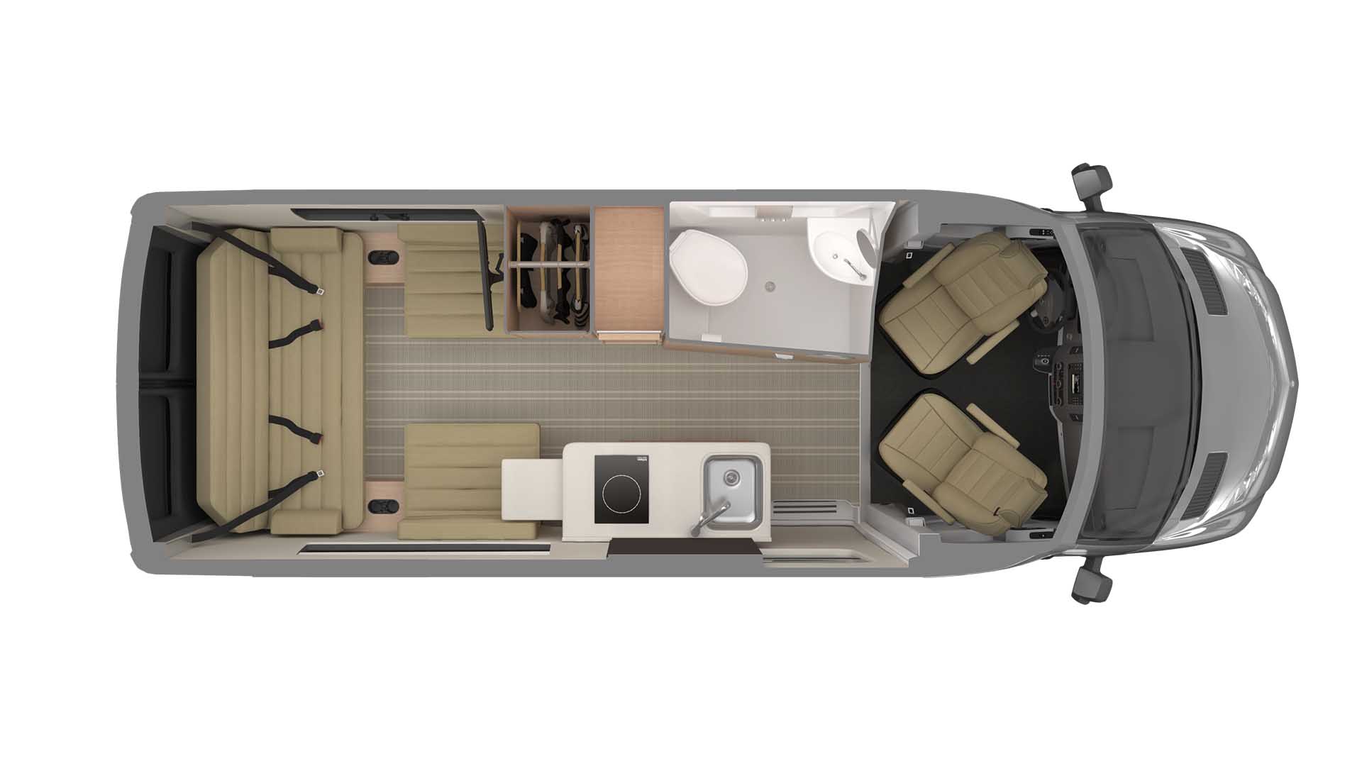 Tommy Bahama Airstream 19GT Floor Plan