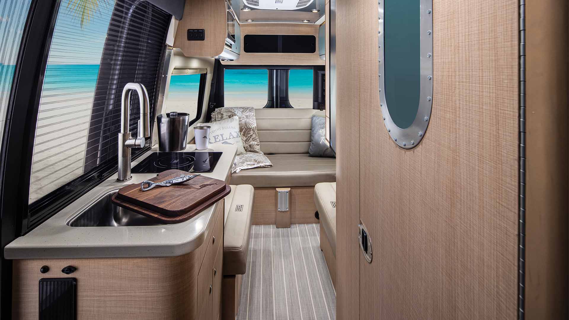 Tommy Bahama Airstream 19GT Rear Lounge