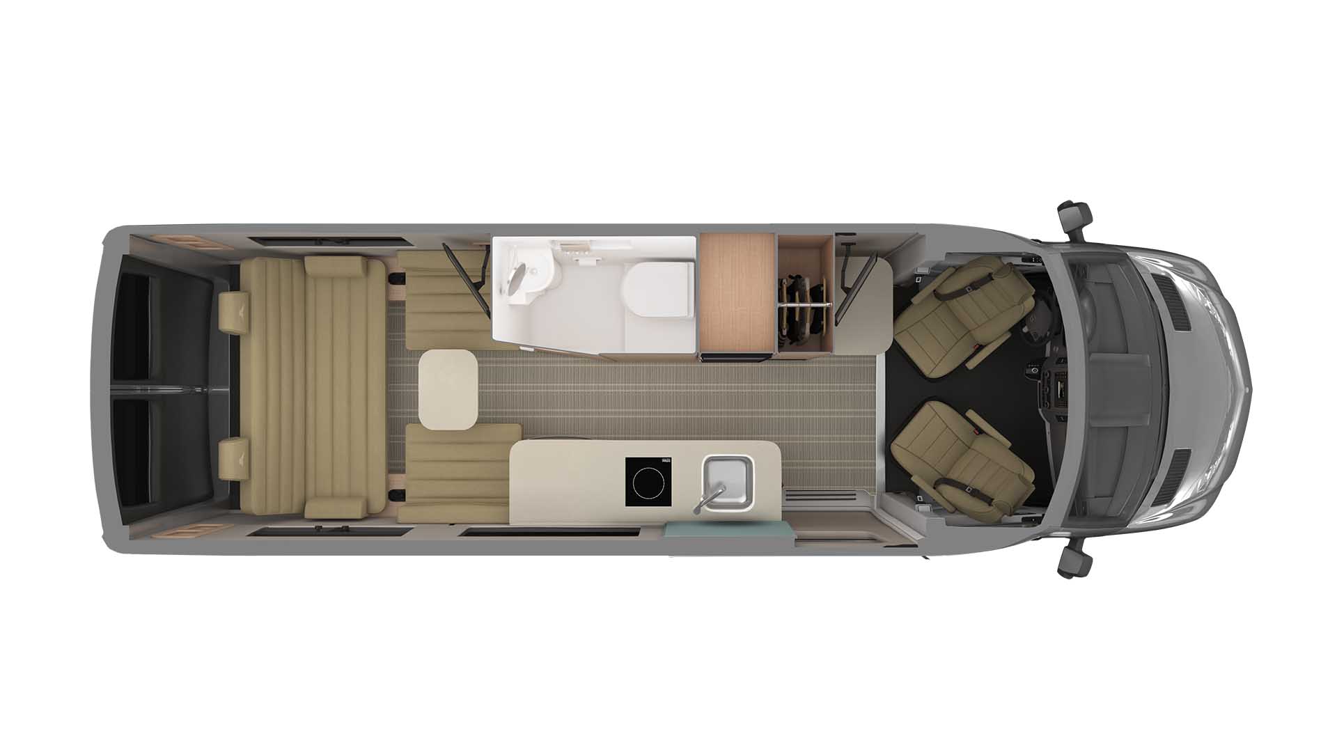 Tommy Bahama Airstream 24GT Floor Plan
