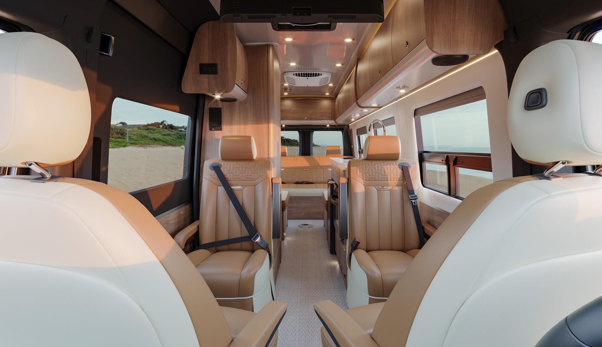 Interior view of the Interstate 24GT in the new Amber Ridge Decor 