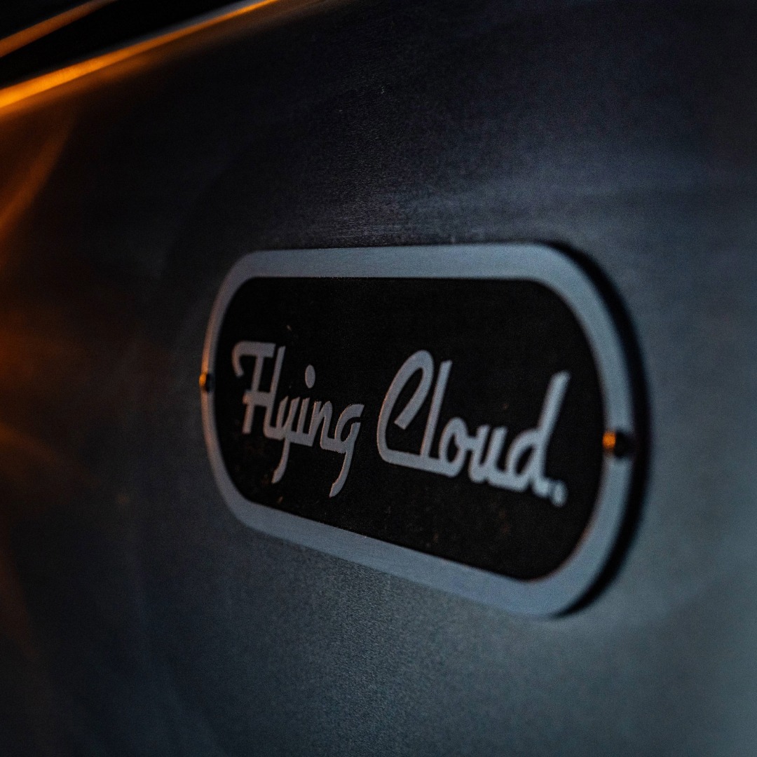 Airstream Flying Cloud Badging for the Midnight Flamingo upgrade
